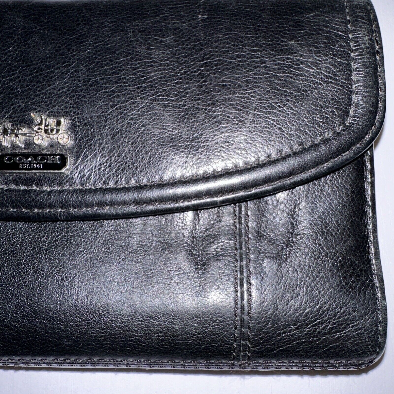 coach black leather womens wallets - image 4