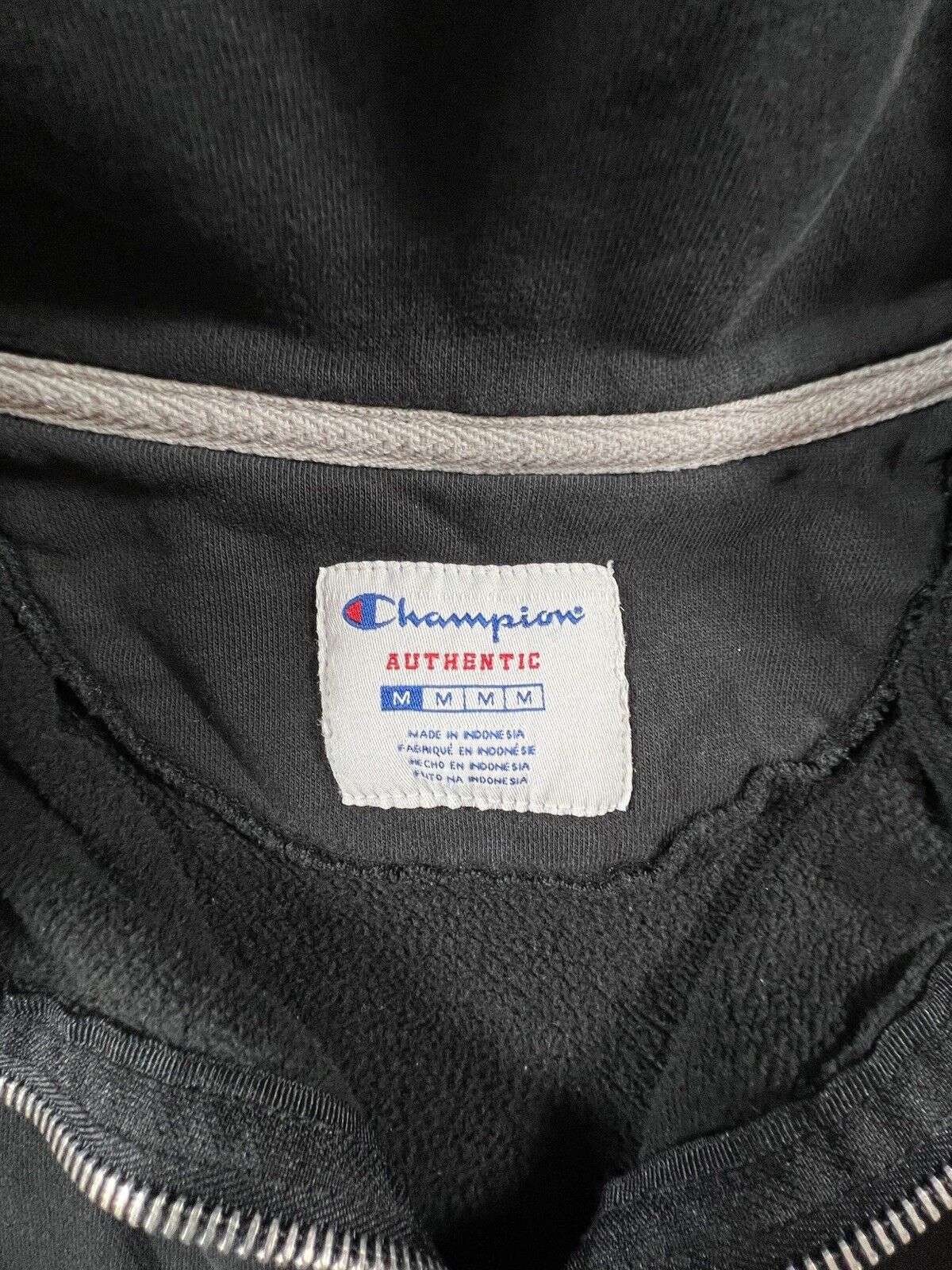 Vintage Champion  Y2K  Mens Medium Full Zip Sweat… - image 3