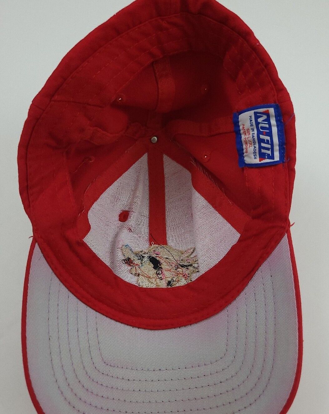 Vintage 90s Ren And Stimpy Embroidered Hat Fitted… - image 6