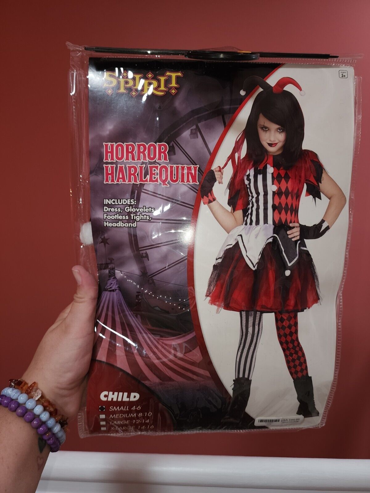 Spirit Halloween Harley Quinn kids costume - Gem