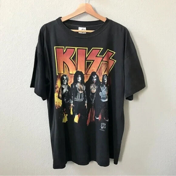 Kiss Vintage 90s T Shirt Men's Size XL Cronies Ta… - image 1