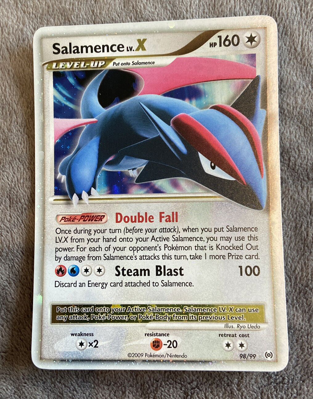 Salamence Lv X 98/99 Platinum Arceus Ultra Rare Pokemon Card NM | eBay