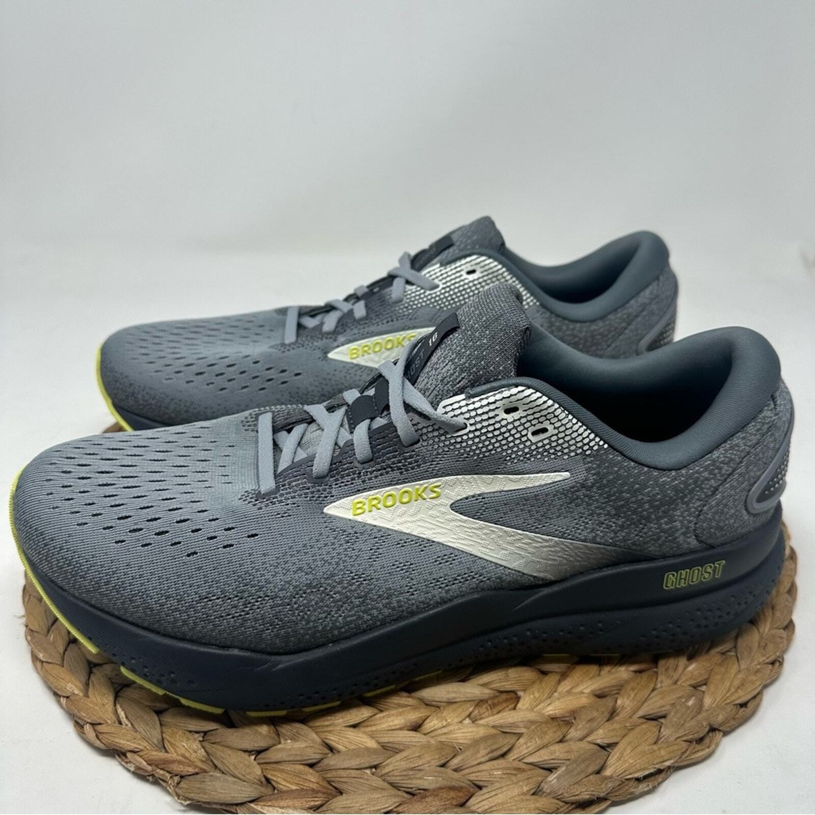 BROOKS Ghost 16 Running Shoes Primer Grey Lime Si… - image 4