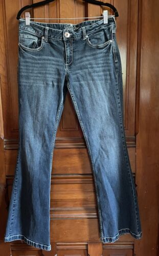 Vtg 90s Y2K 00s Rue 21 Premiere Denim Jeans Low R… - image 1