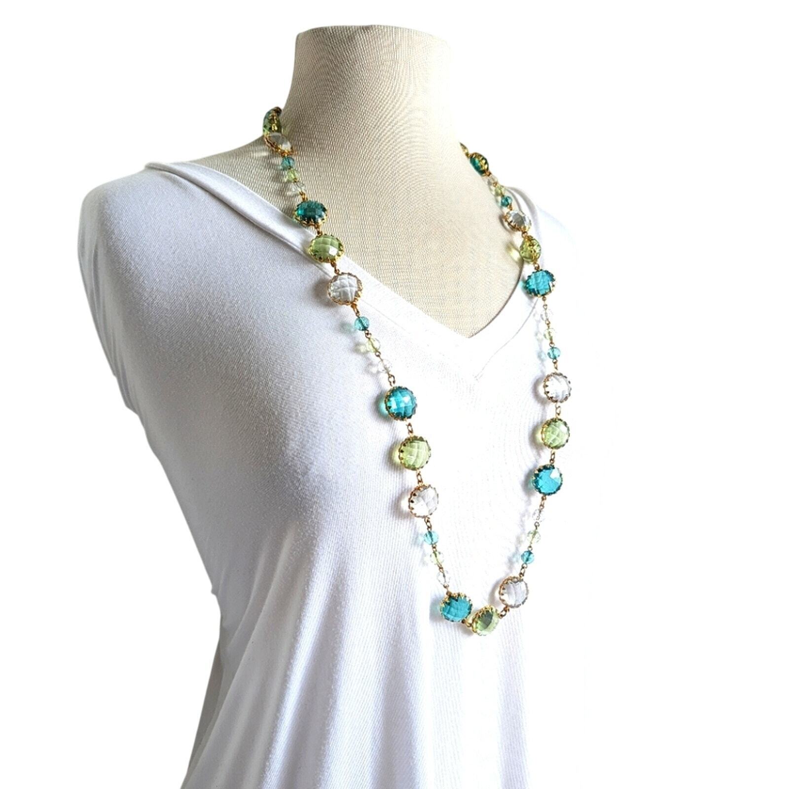 Joan Rivers Vintage Beaded Long Necklace 💎 Multi… - image 2