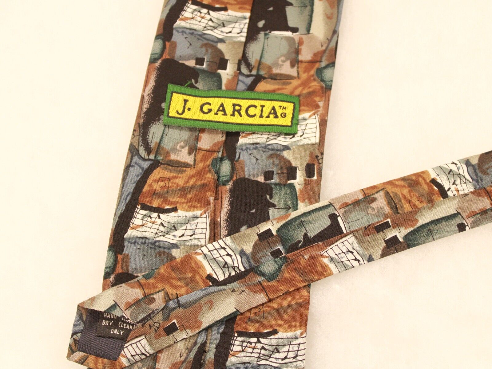 J. GARCIA Grateful Dead Abstract Silk Necktie Tie… - image 2