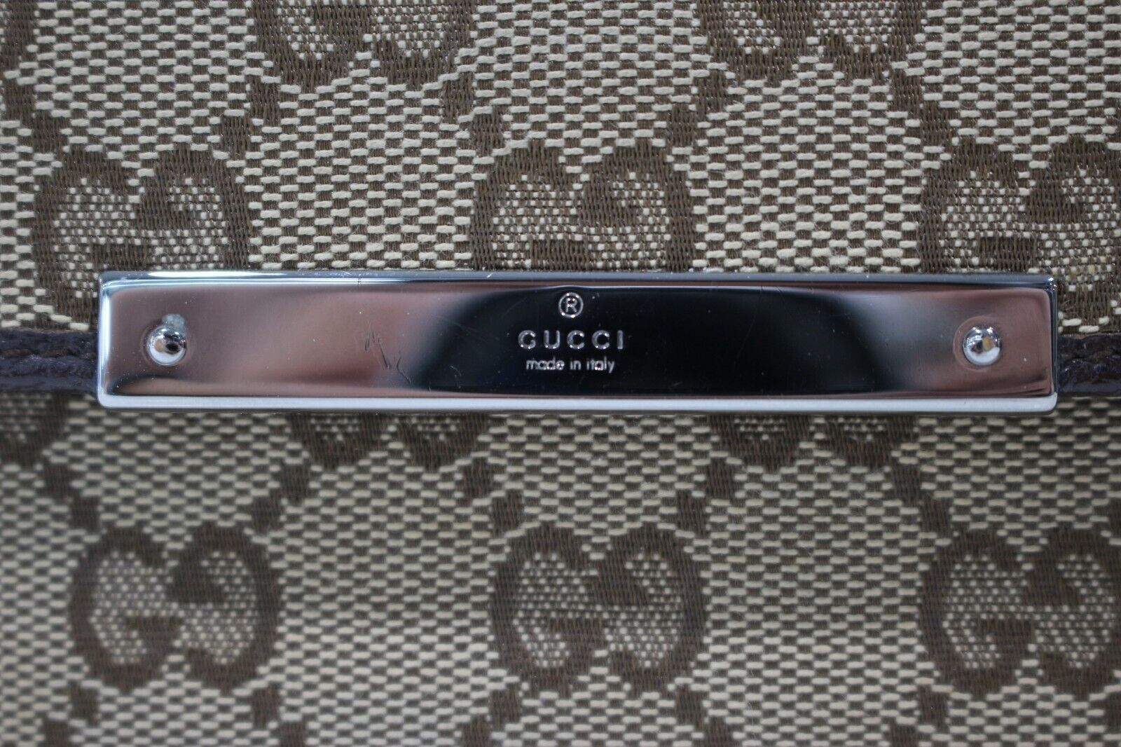 GUCCI GG Brown Canvas Bifold Compact Wallet - image 2