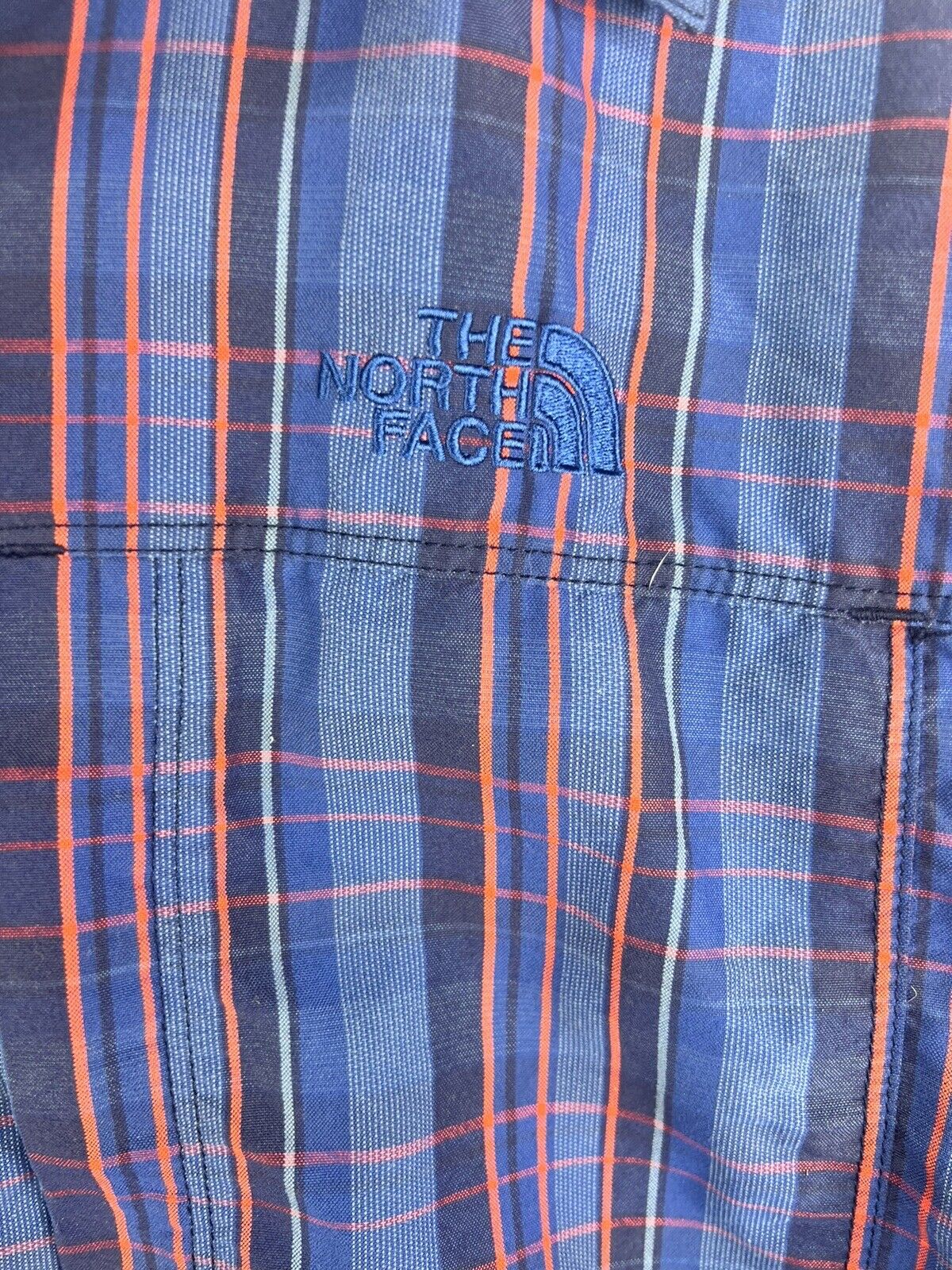 The North Face Shirt Men XL Blue Roll-Up Long Sle… - image 3