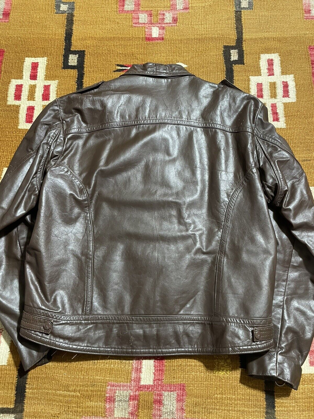 Vintage 70s Harley Davidson AMF Motorcycle Jacket… - image 3