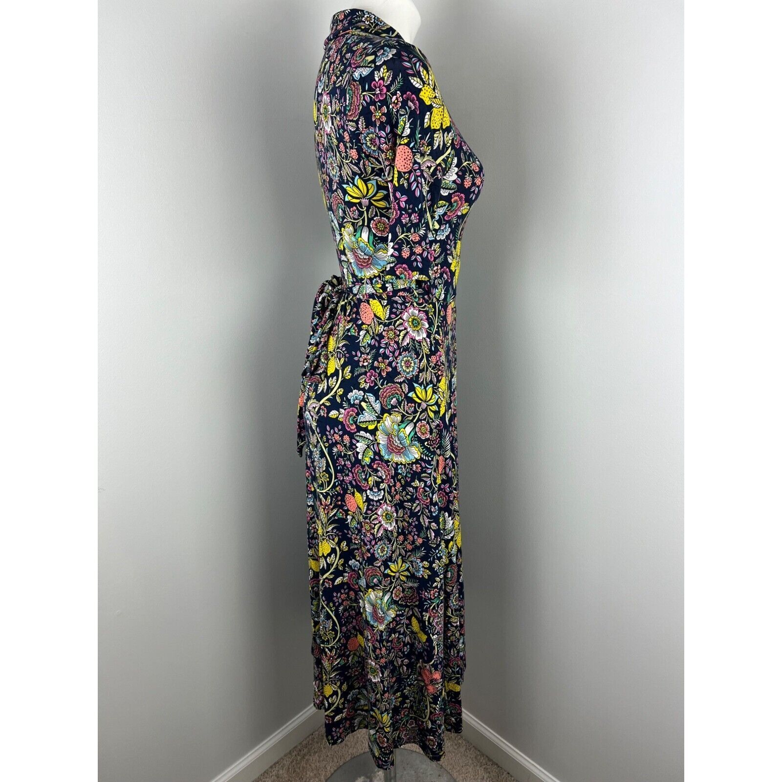 Boden Lavina Floral Print Jersey Knit Wrap Dress … - image 3