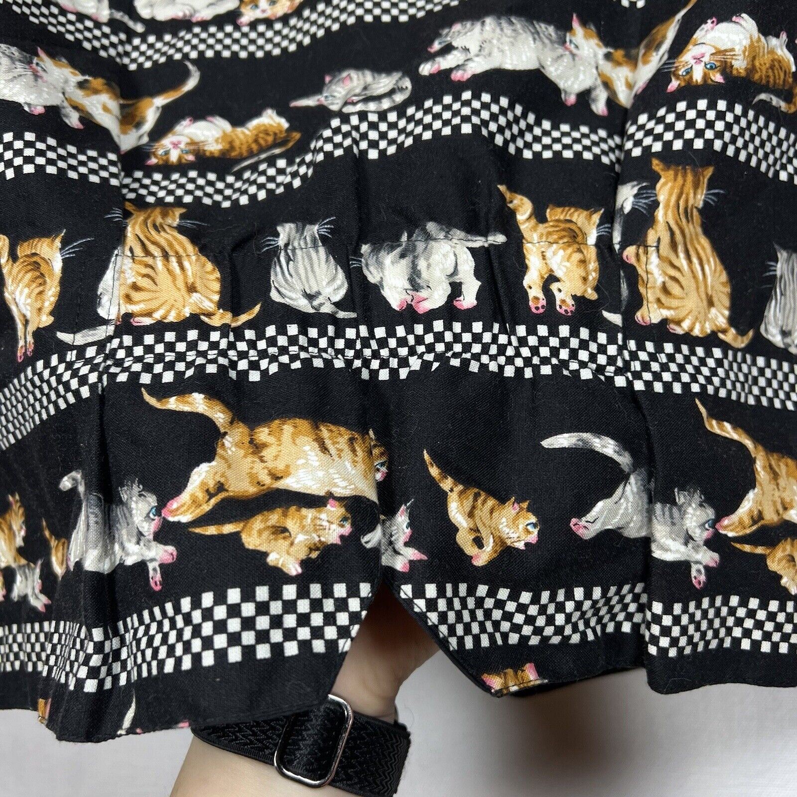 Vintage Linda Tilson Cat Vest Kittens Womens XL A… - image 16