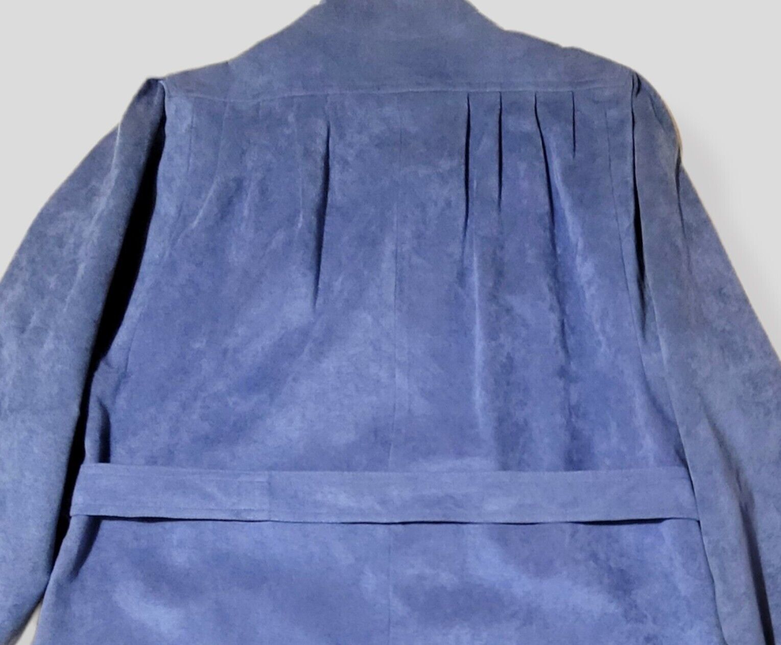 Gino Rossi for Wilson Blue UltraSuede Duster Long… - image 5