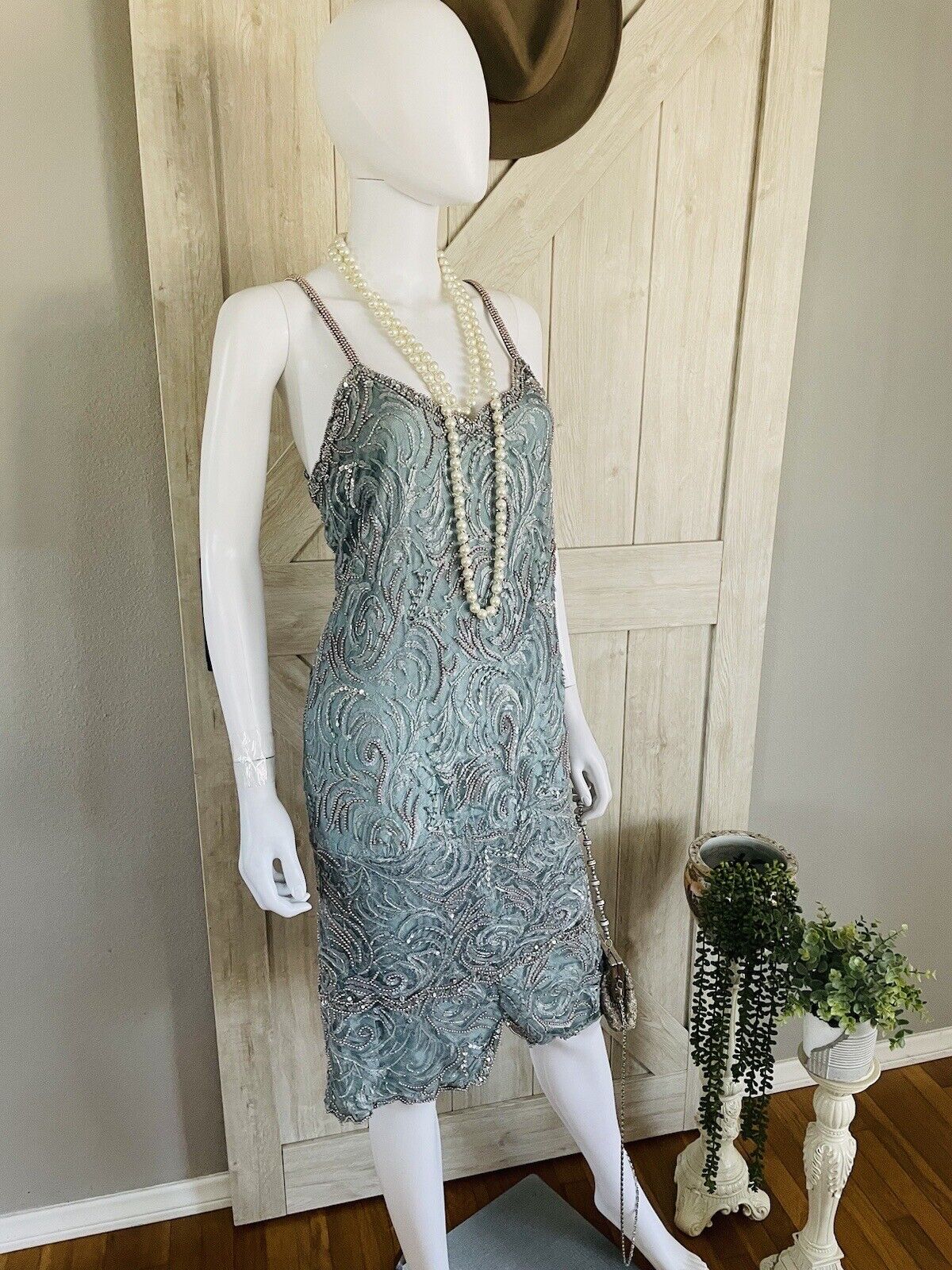 Vintage Judith Ann Creations Gatsby Cocktail Dress - image 7