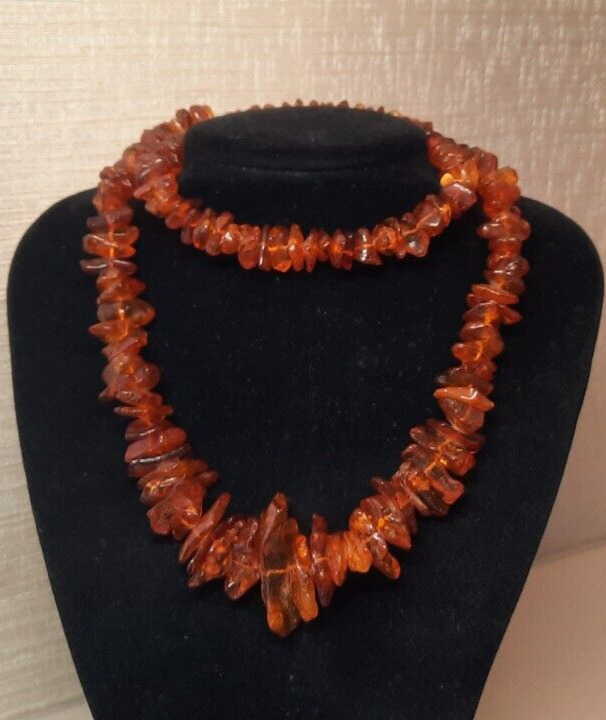 Old Antique Vintage Natural Baltic Amber Necklace… - image 6