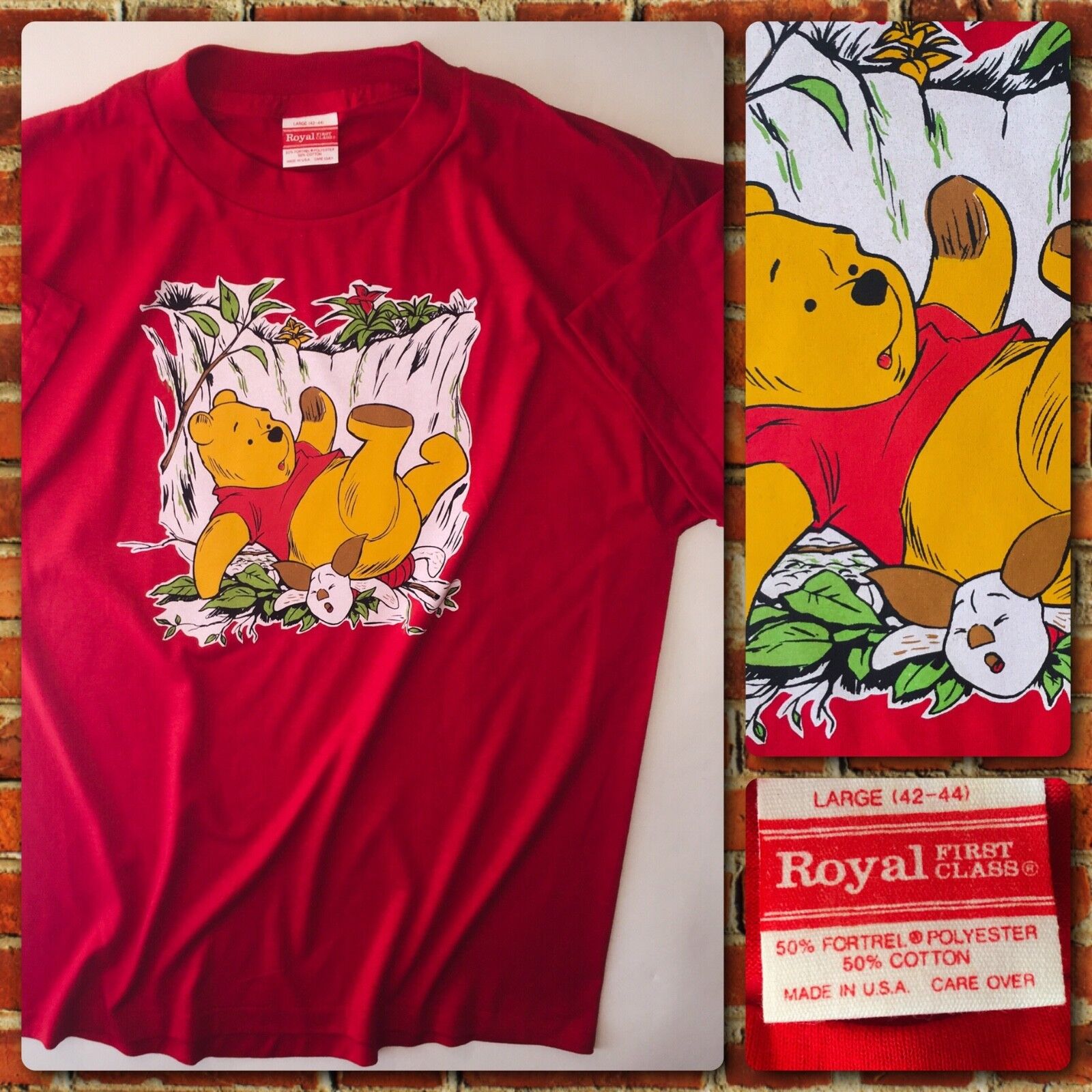 vTg 70s UNUSED Winnie The Pooh Christopher Robin … - image 1