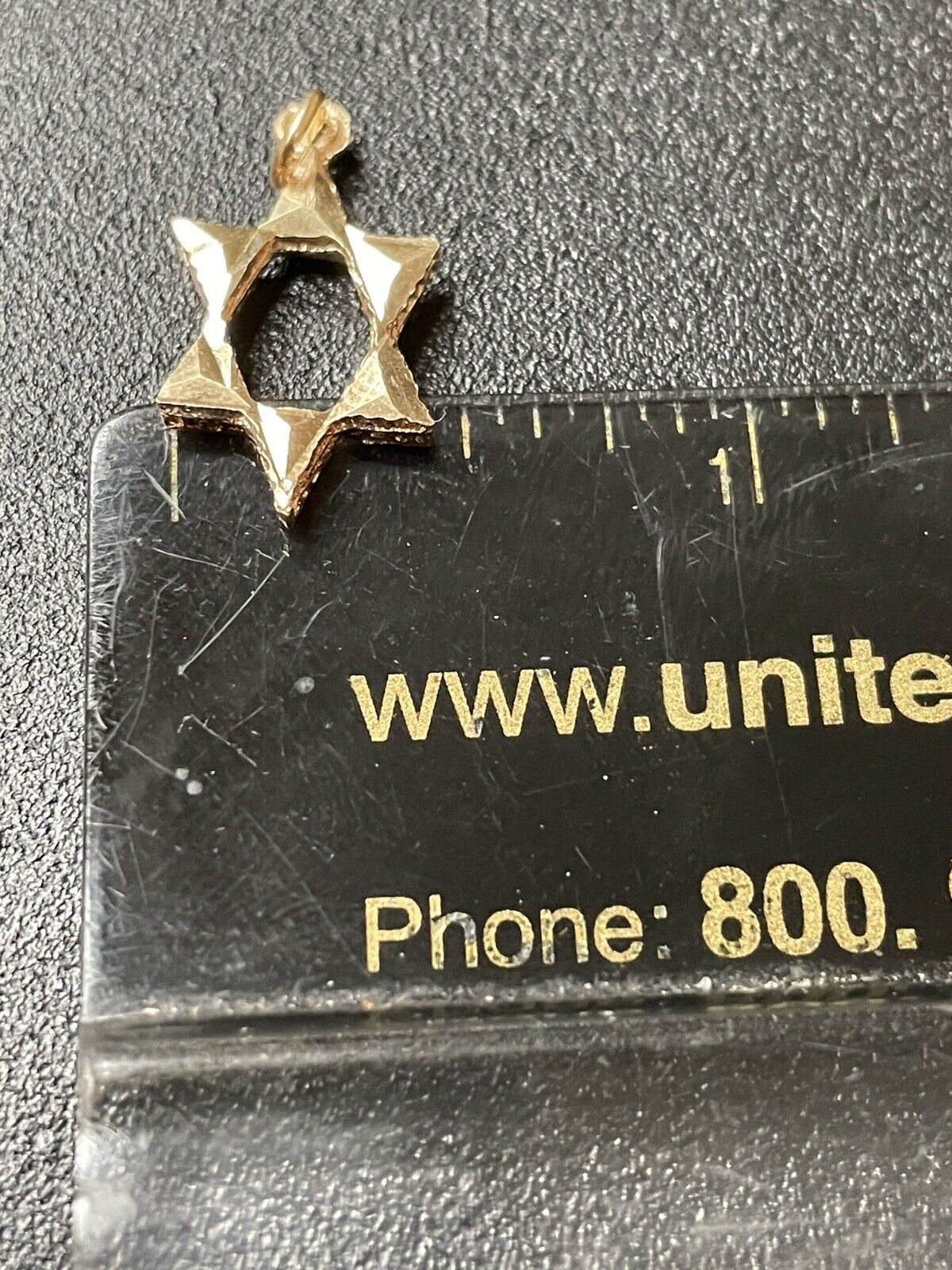 14kt Yellow Gold Star Of David Jewish Symbol Pend… - image 8