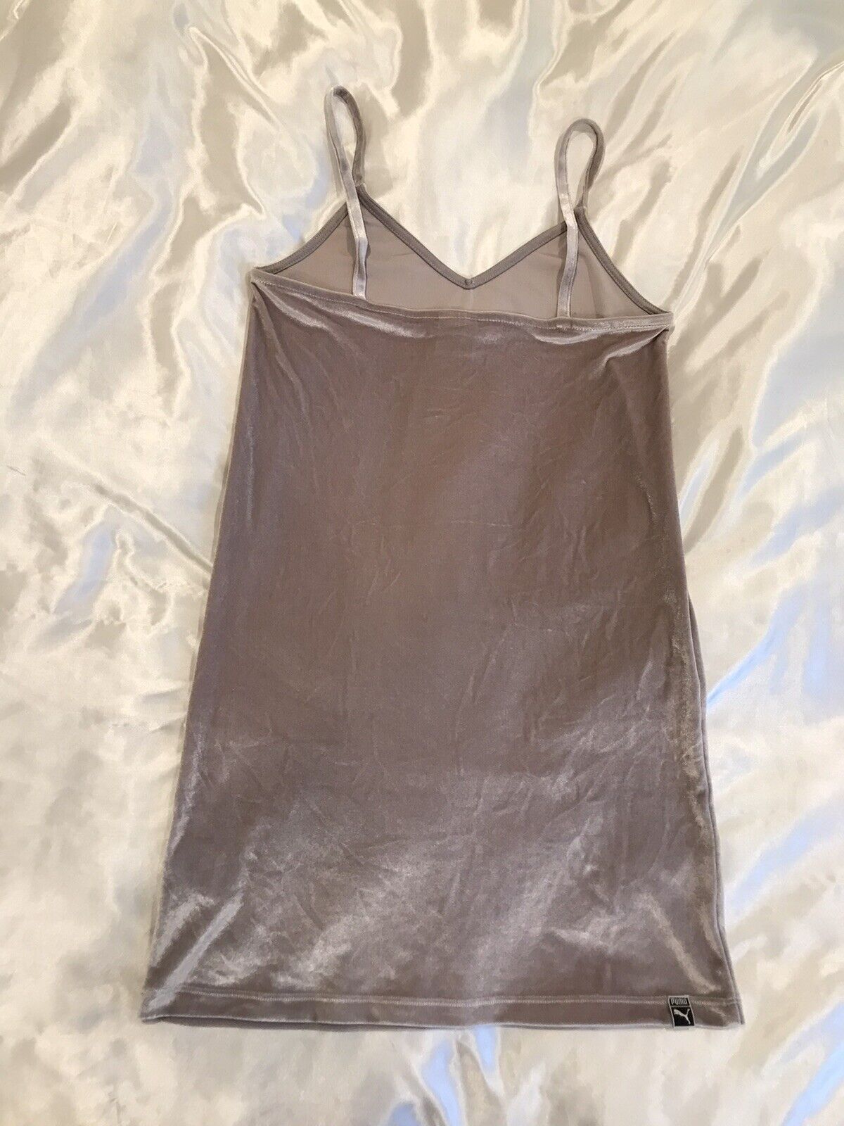 Puma Velvet Cami Tank Mini Taupe Beige Dress - image 4