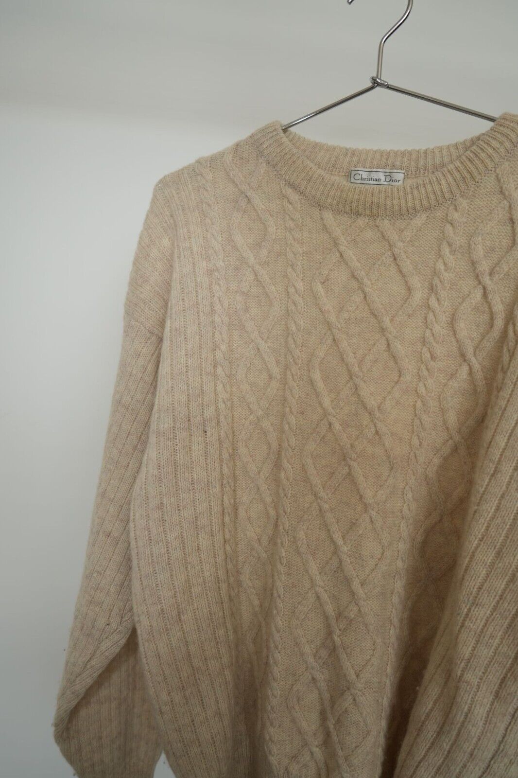 Vintage Christian Dior Cable-knit Pullover Sweate… - image 4