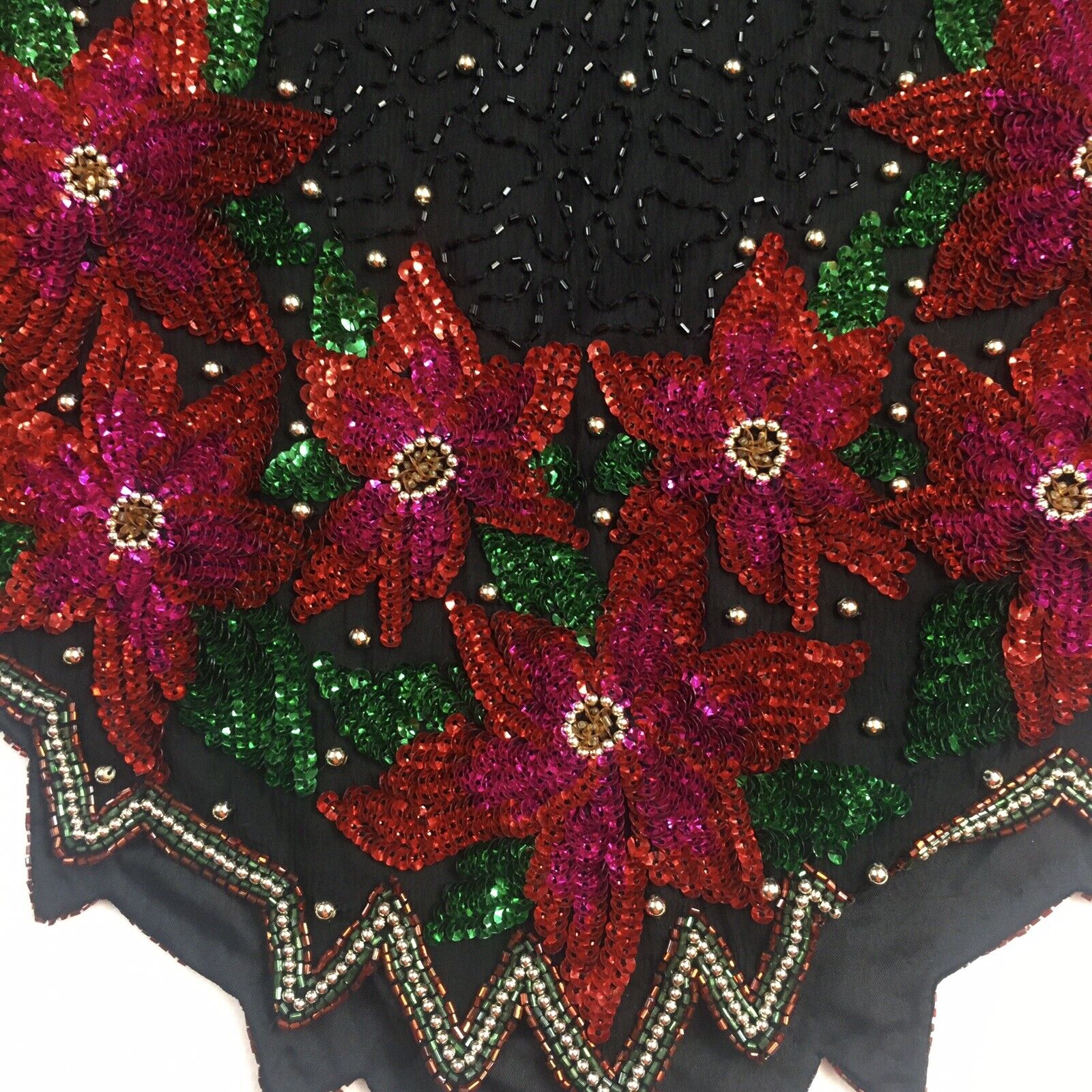 Vintage Lawrence Kazar Silk Beaded Blouse Evening… - image 3