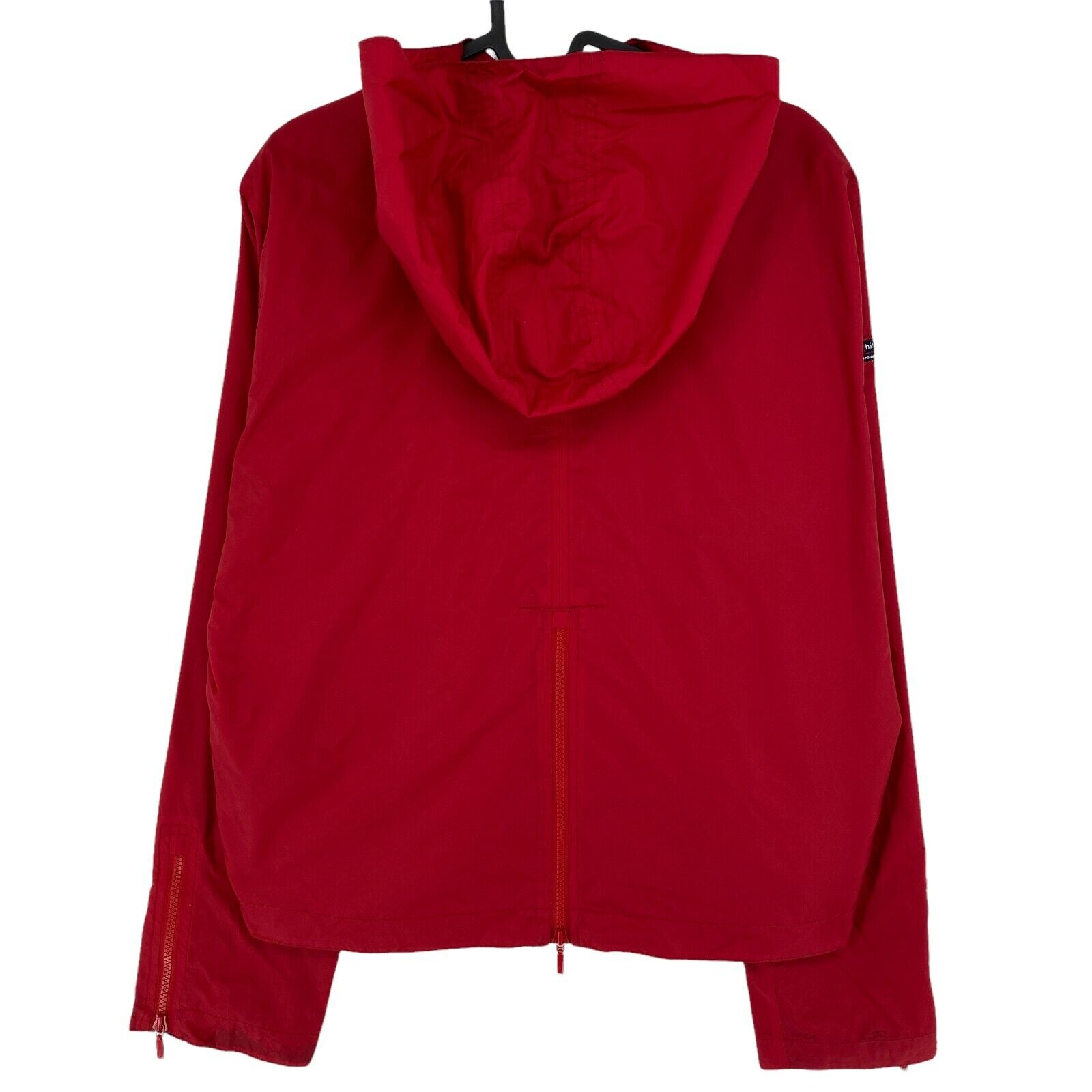 TOMMY HILFIGER JEANS Vintage Red Hooded Jacket Si… - image 3