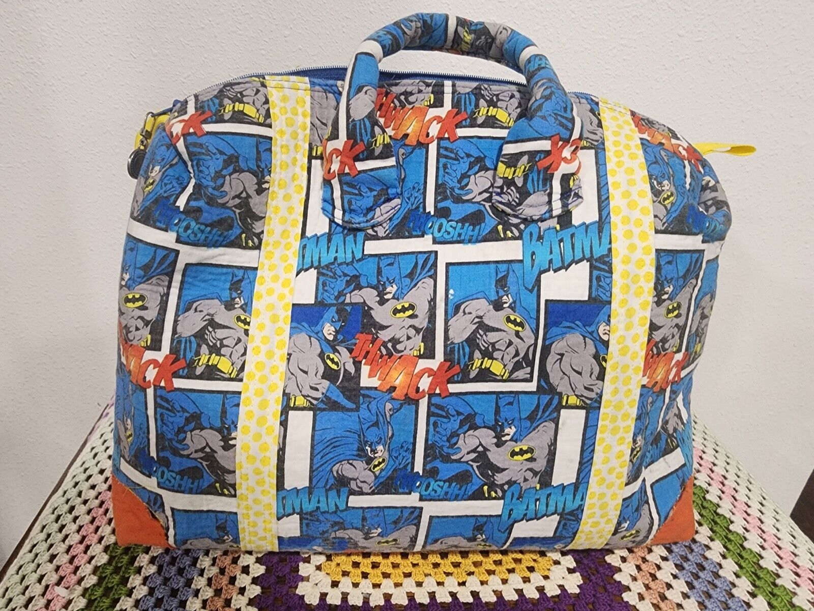 Batman Duffel Bag Tote Homemade - image 1