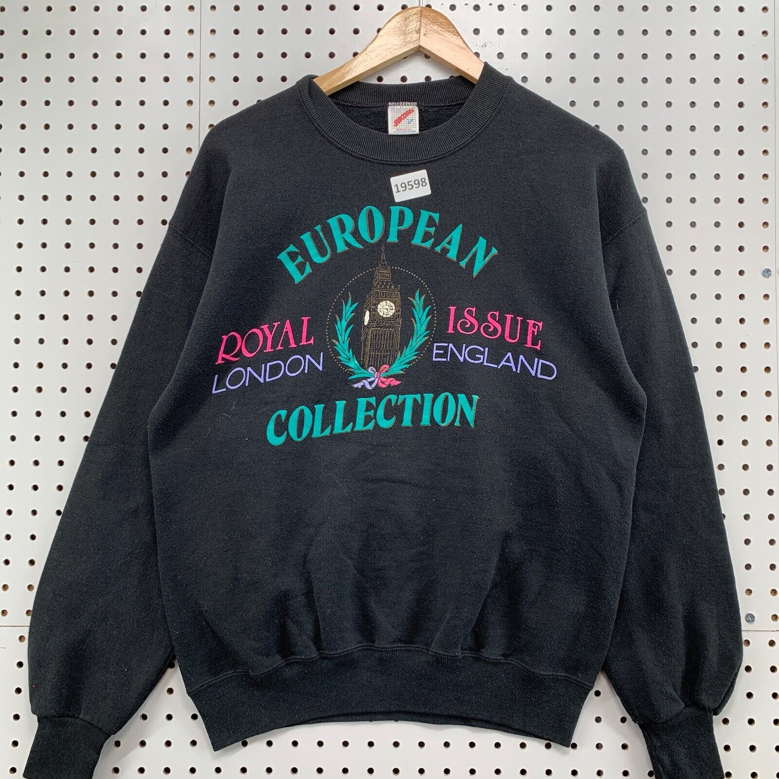 VTG 90s European Collection Crewneck Sweatshirt M… - image 7