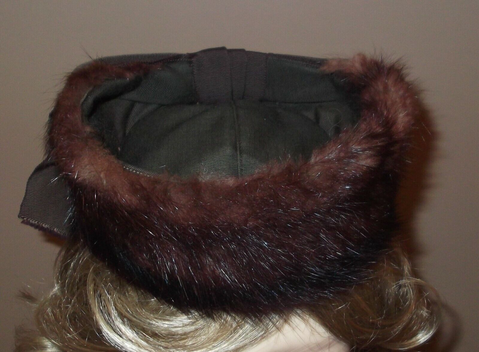 Vtg 1940s/50s "Elizabeth Ford" Brown Mink Fur Fas… - image 6