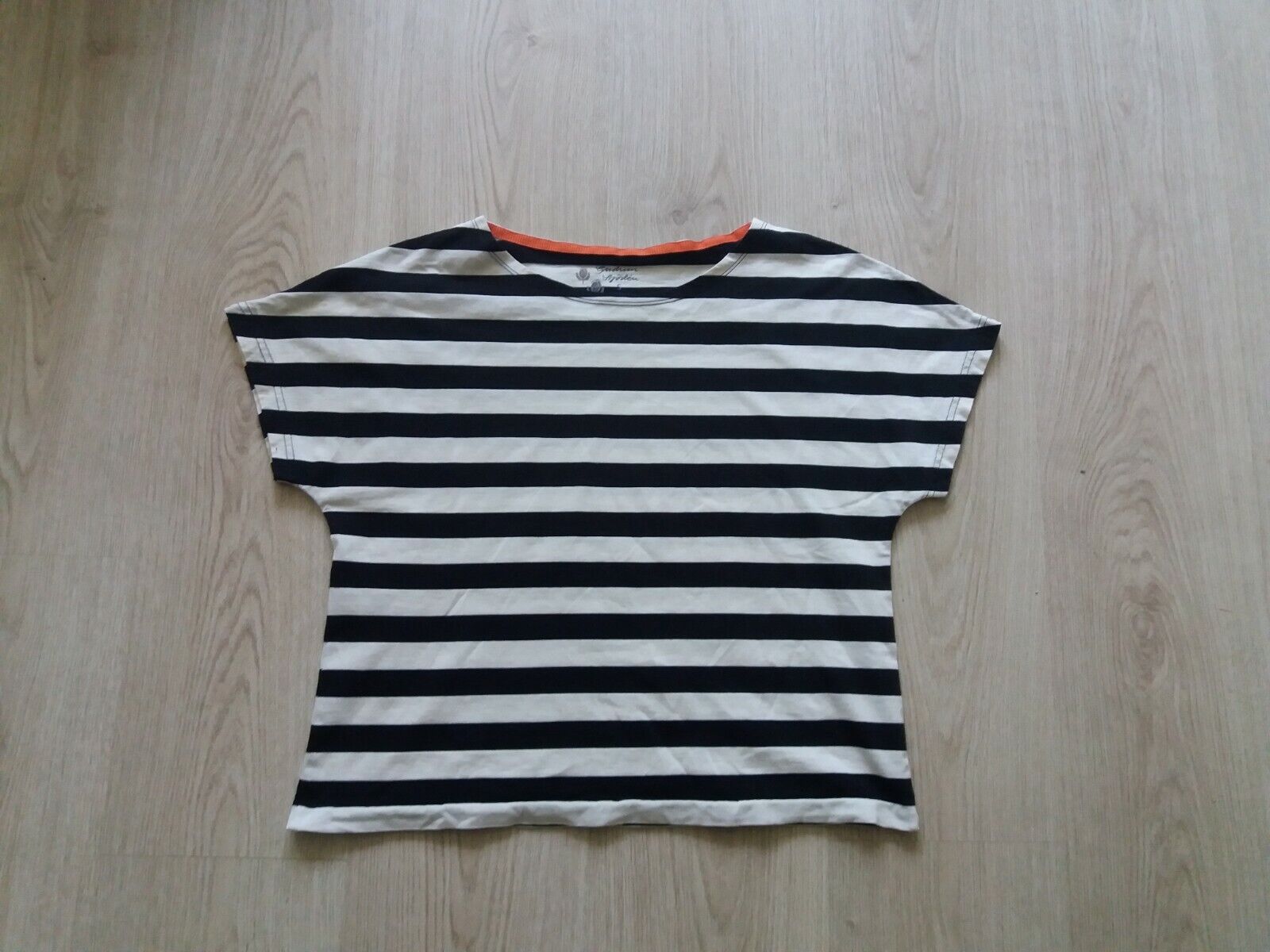 GUDRUN SJODEN organic cotton striped top shirt si… - image 1