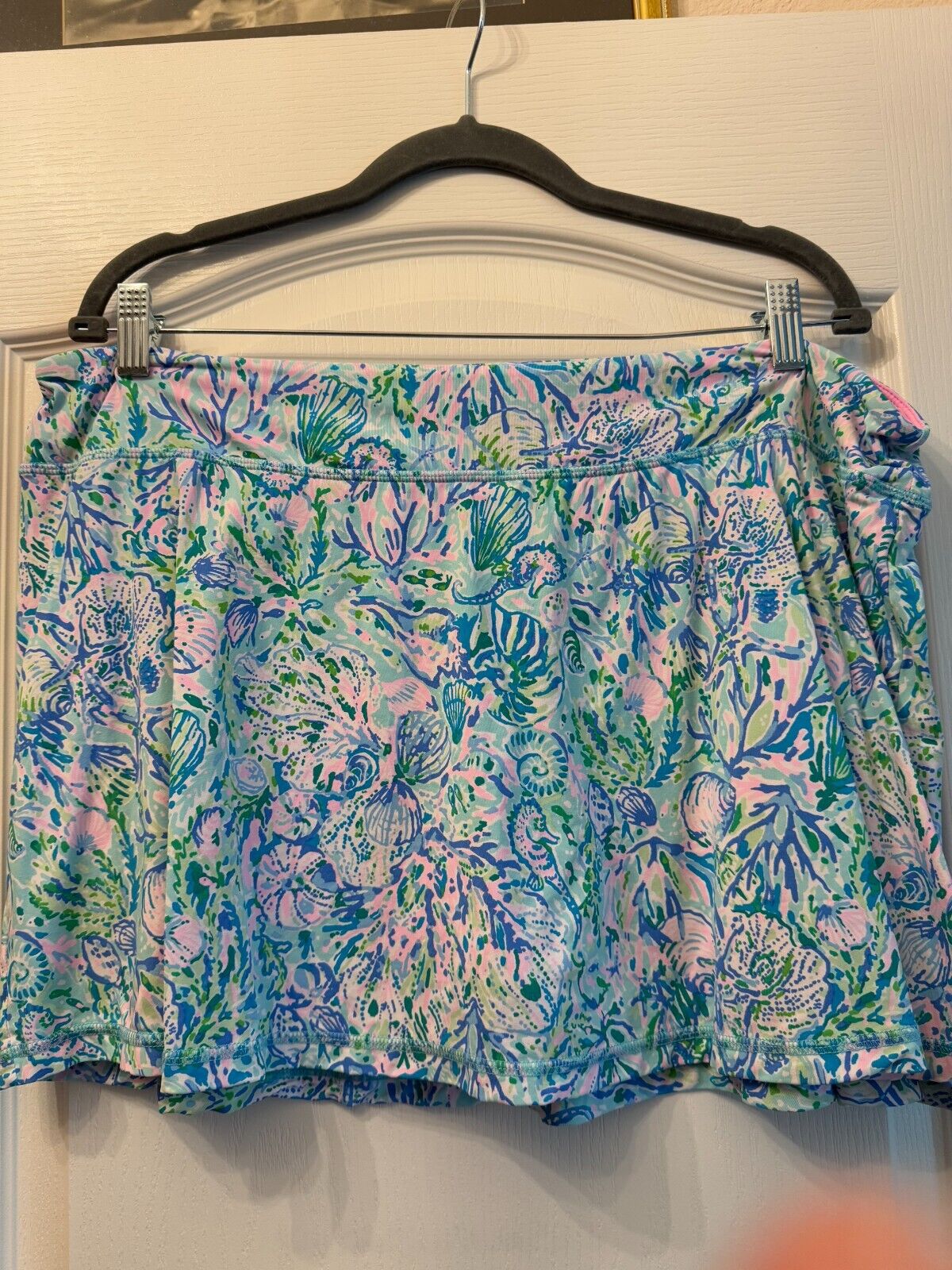 Lilly Pulitzer Aila Skort UPF 50+ Surf Blue Solei… - image 1