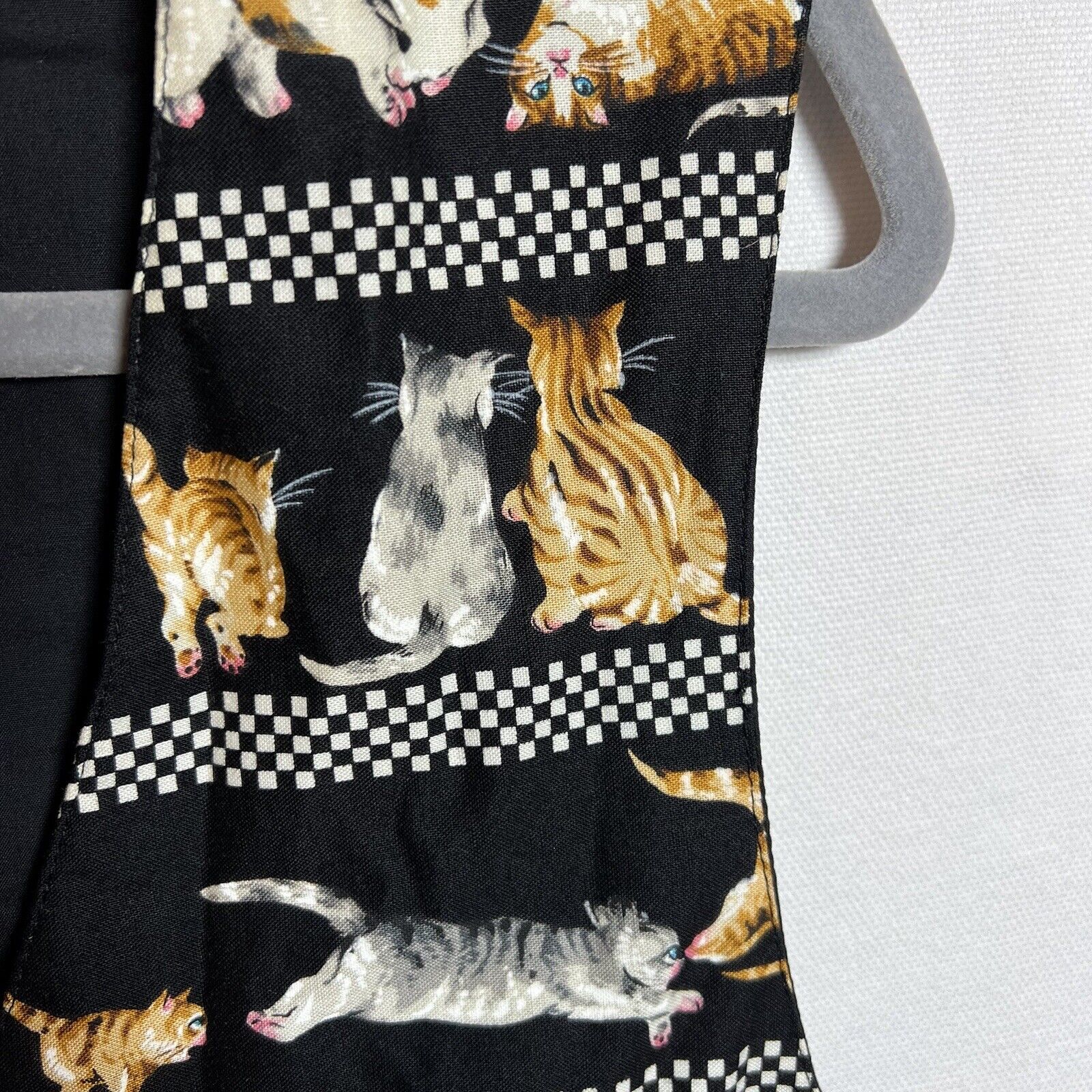 Vintage Linda Tilson Cat Vest Kittens Womens XL A… - image 5