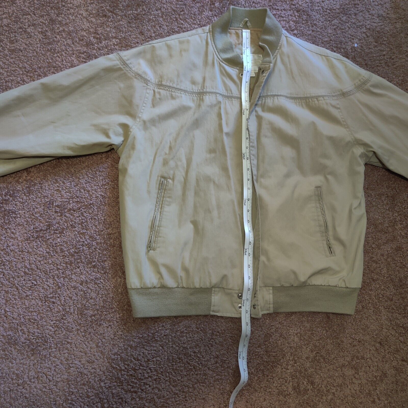 Vintage Arnold Palmer  Jacket Mens Large Creme Wh… - image 15