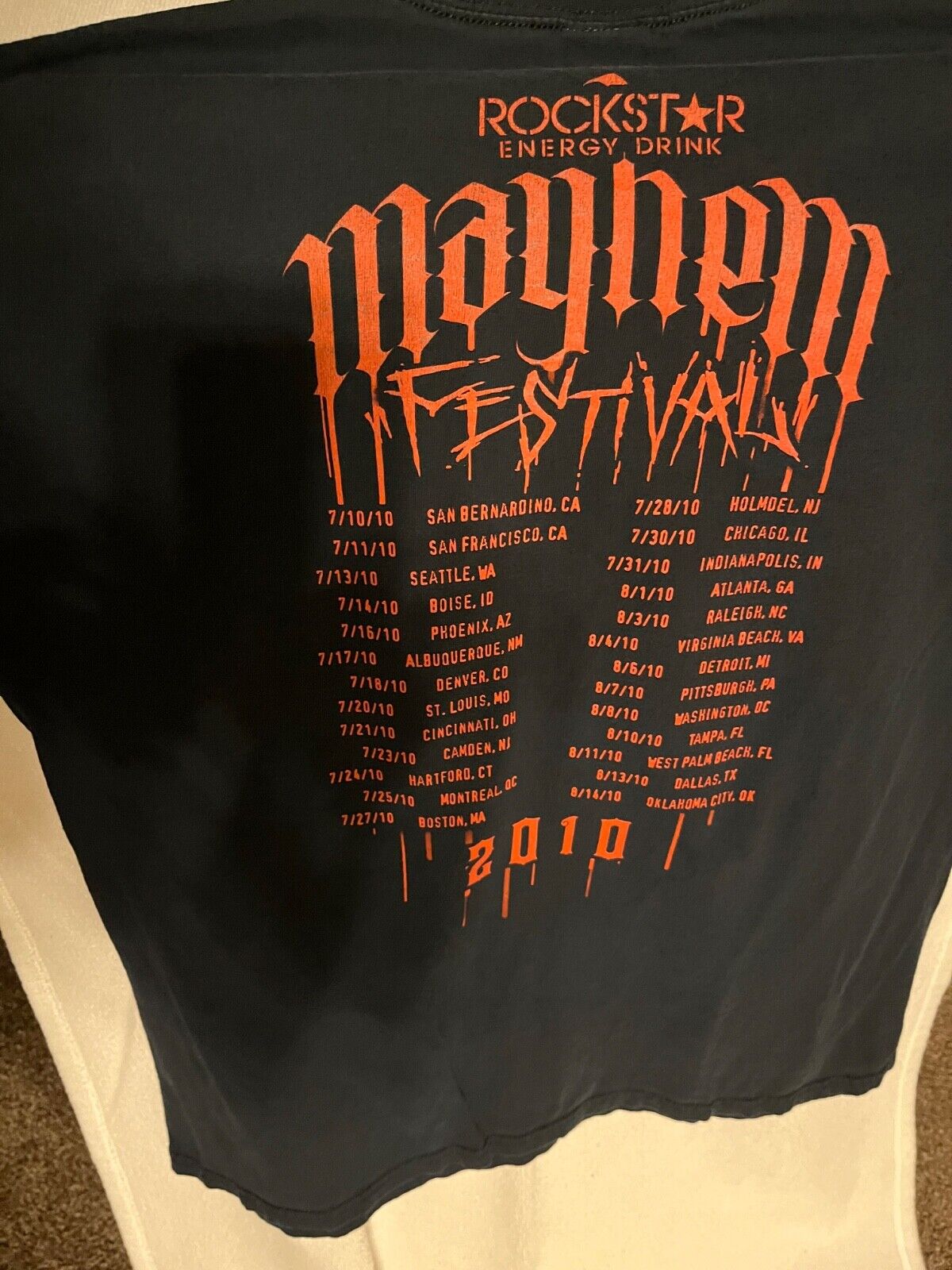 vintage mayhem festival shirt men’s size XL, set … - image 3