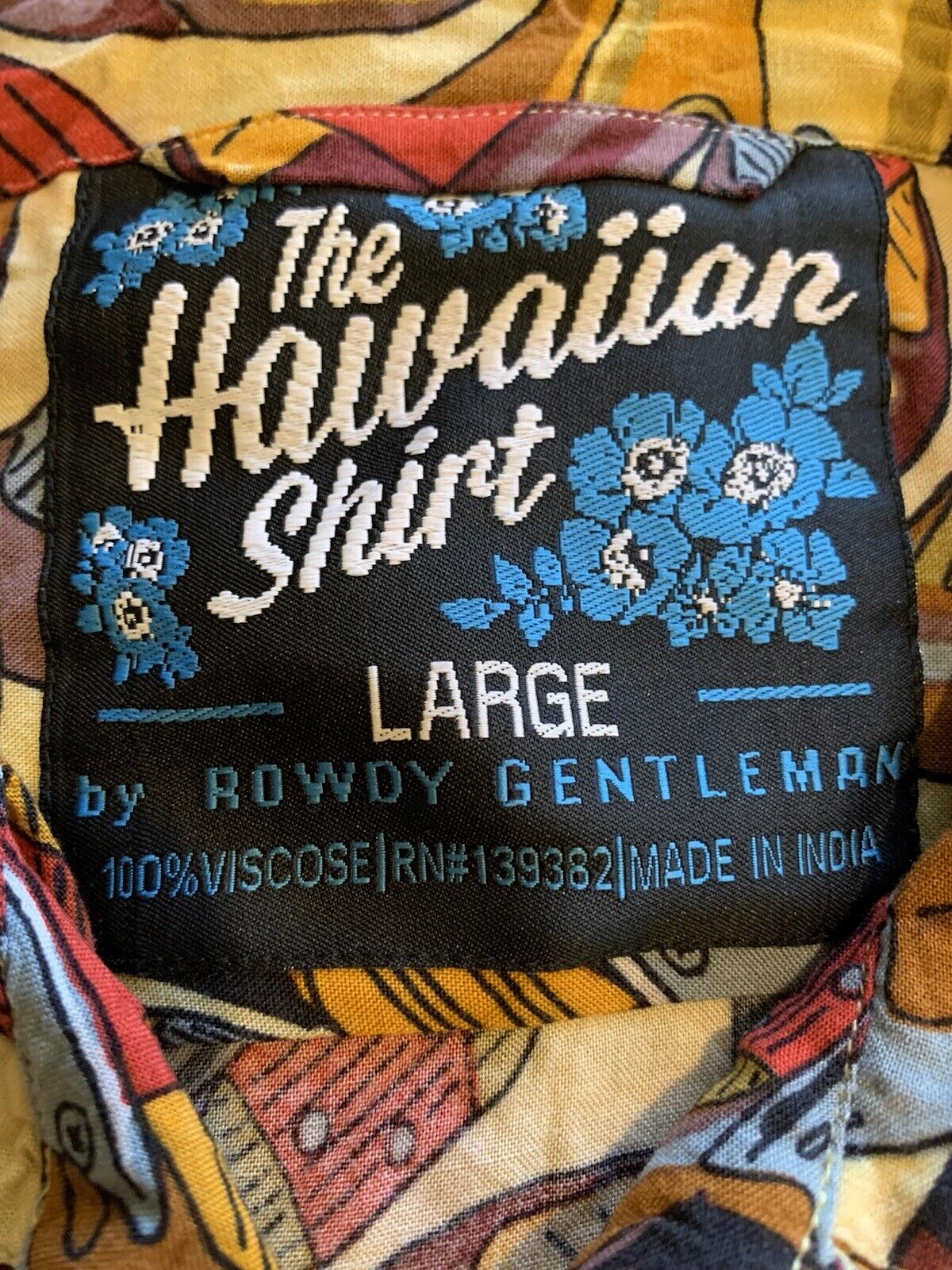 the hawaiin shirt by rowdy gentleman size Large - image 5