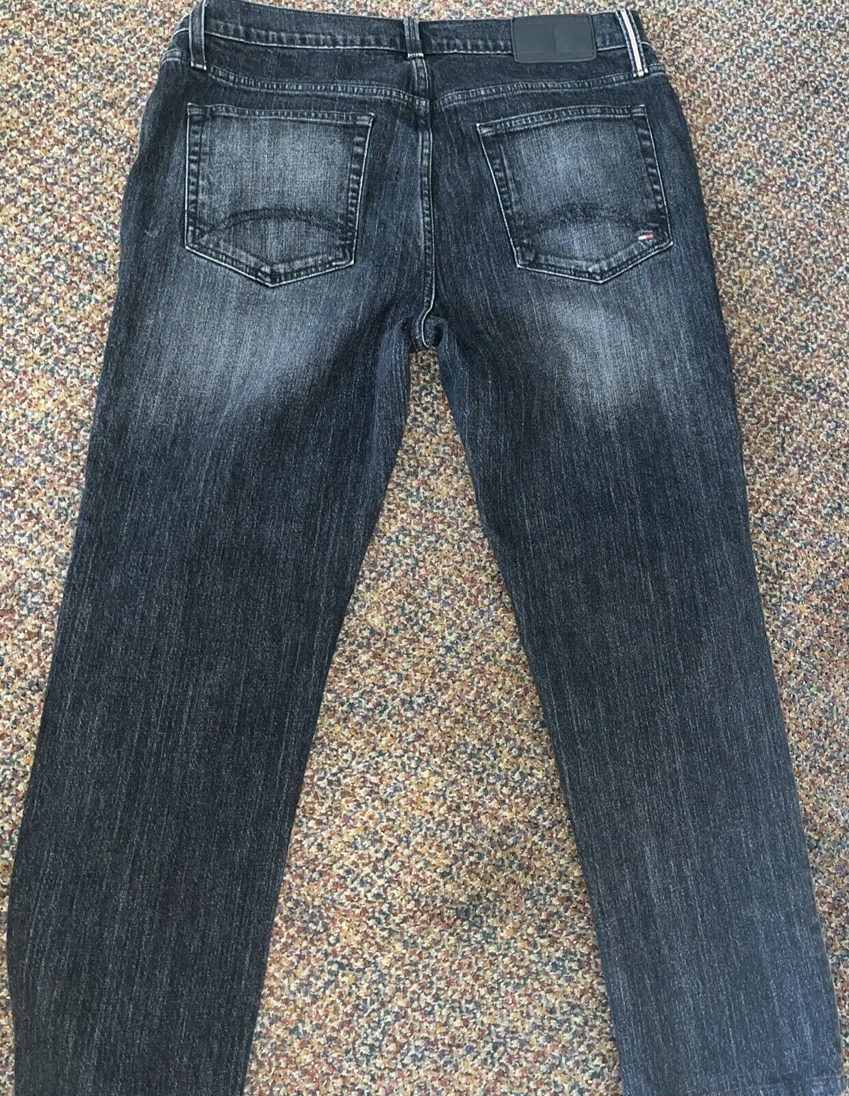 Tommy Hilfiger Black Washed Vintage Jeans size 36… - image 5