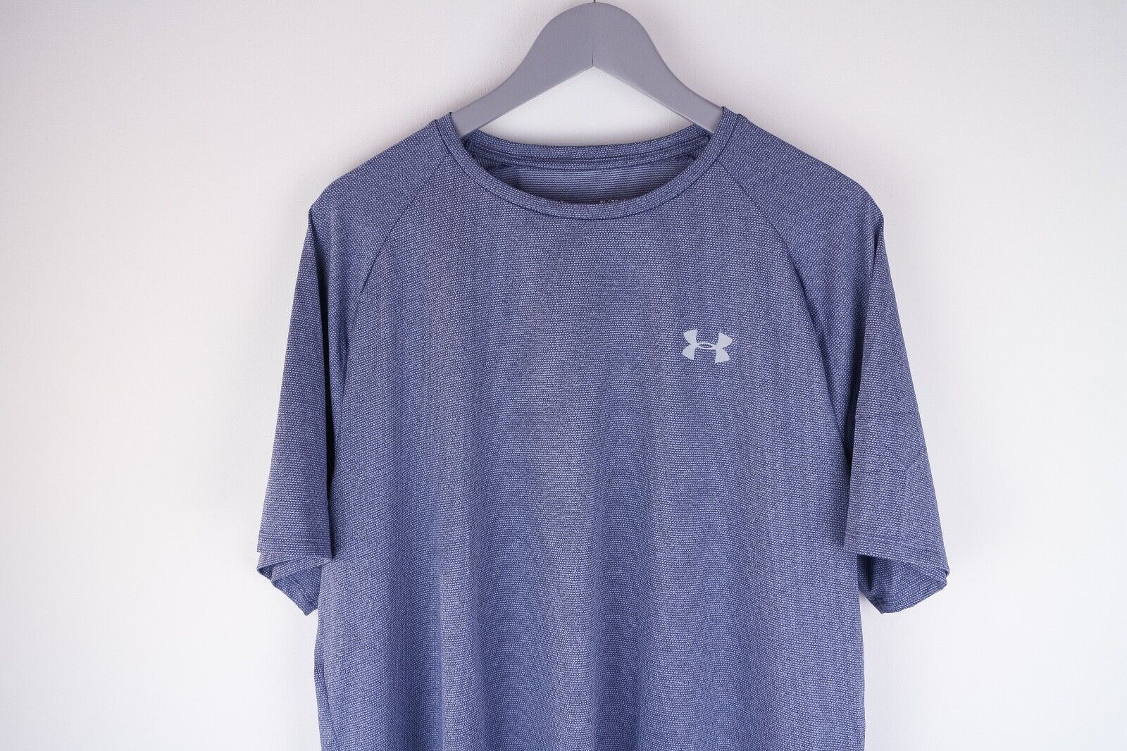 Under Armour Men T-Shirt Short Sleeves Blue Activ… - image 2