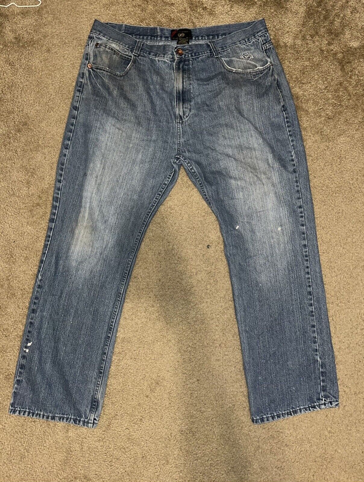 Vintage Y2K 90’s Embroidered Phat Farm Jeans - image 4