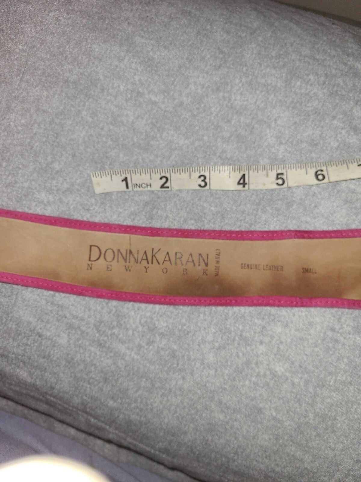 Donna Karan vintage hot pink belt RARE 90s ultra … - image 8