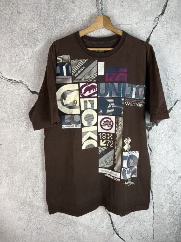 Vintage y2k Ecko Unltd streetwear tshirt