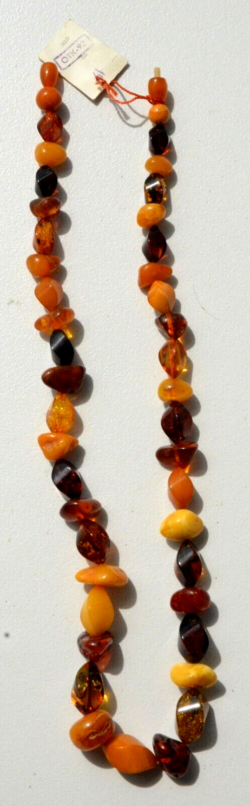 ✅64cm = 58gr RUSSIAN SOVIET BALTIC AMBER BEAD NEC… - image 4