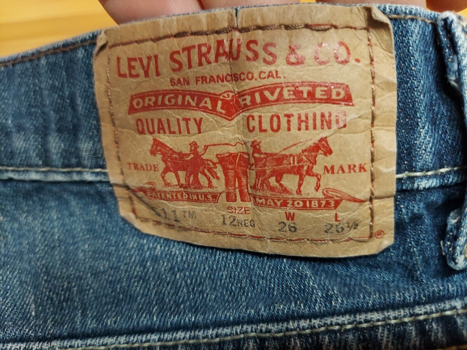 LEVIS 511 TM Vintage 90’s Skinny Slim Fit  Jeans … - image 21