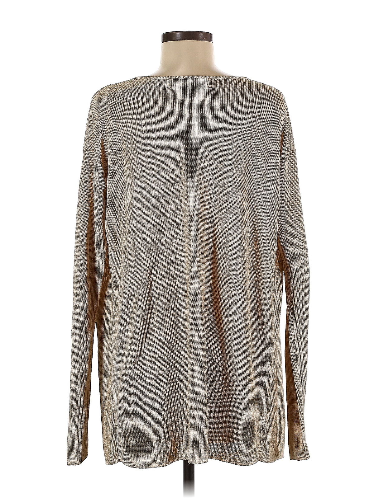 Linda Allard Ellen Tracy Women Gray Cardigan S - image 2