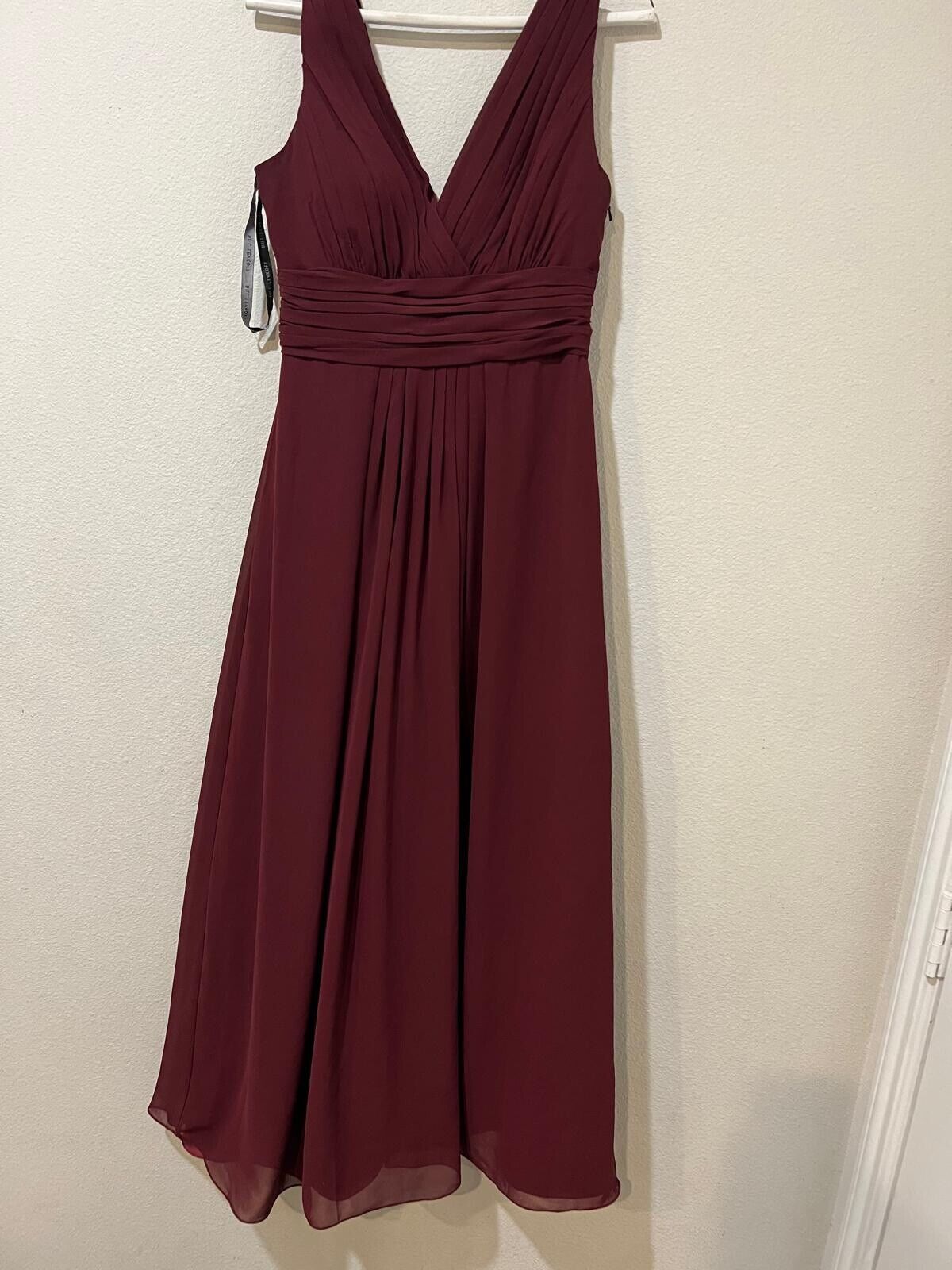 Bill Levkoff Bridesmaid Dress size 8 Eggplant Pur… - image 2