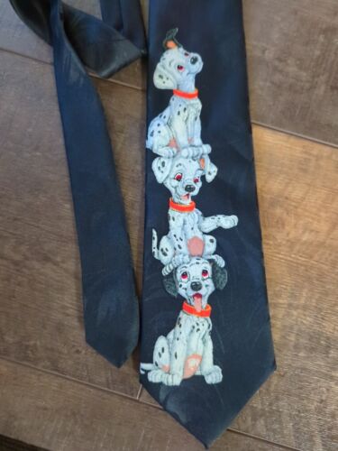 WALT DISNEY TIE 101 DALMATIANS CARTOON CRAVATTA  … - image 1