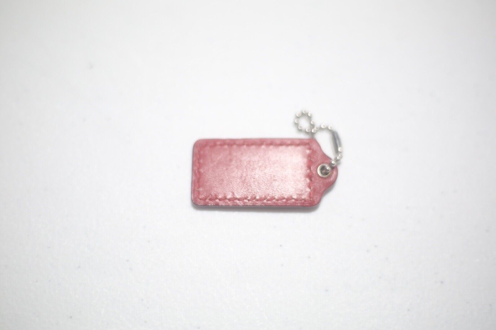 COACH Red Fob Charm Keychain Hang Tag 2" x 1" Inc… - image 7