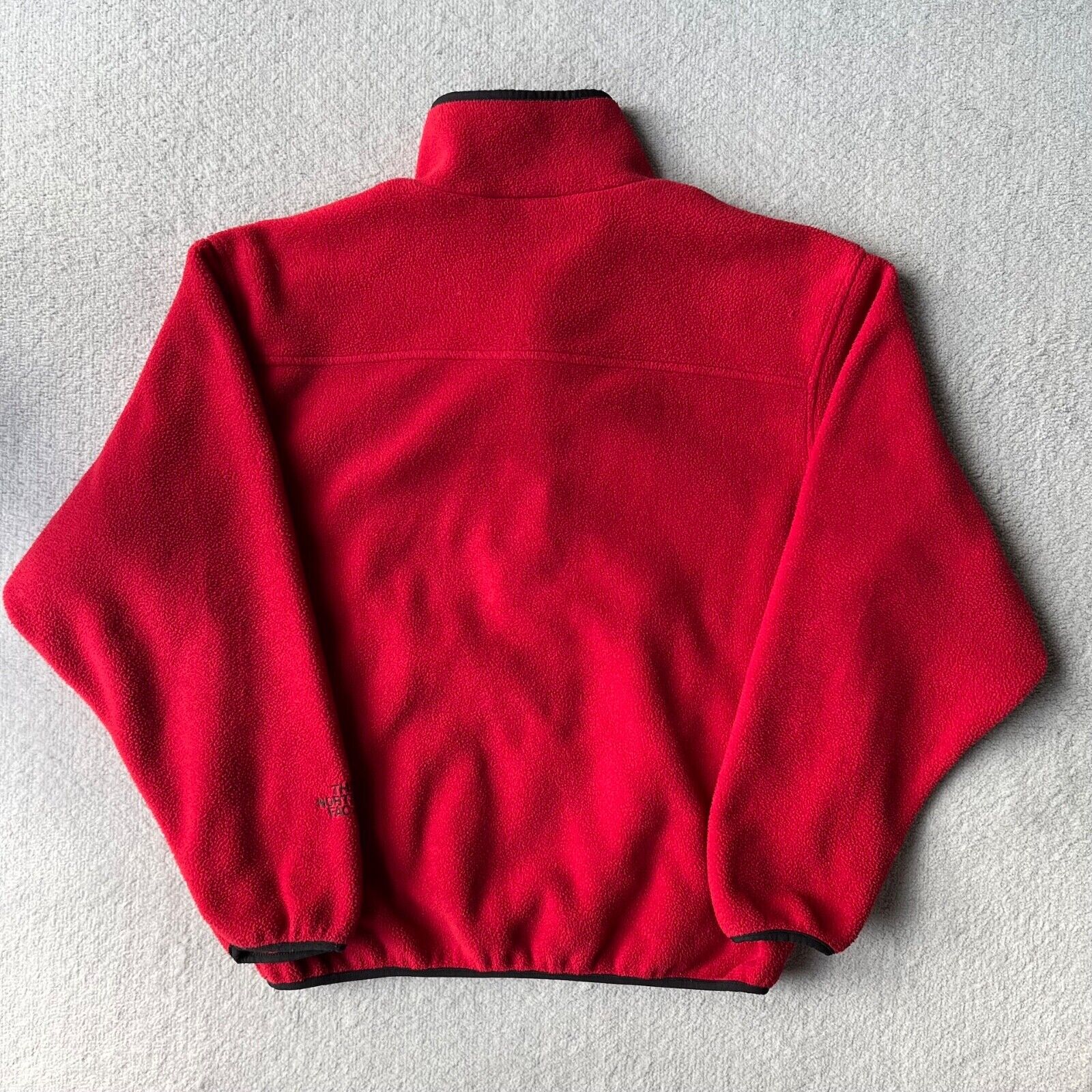 The North Face Pullover Mens Medium Red Fleece 19… - image 12