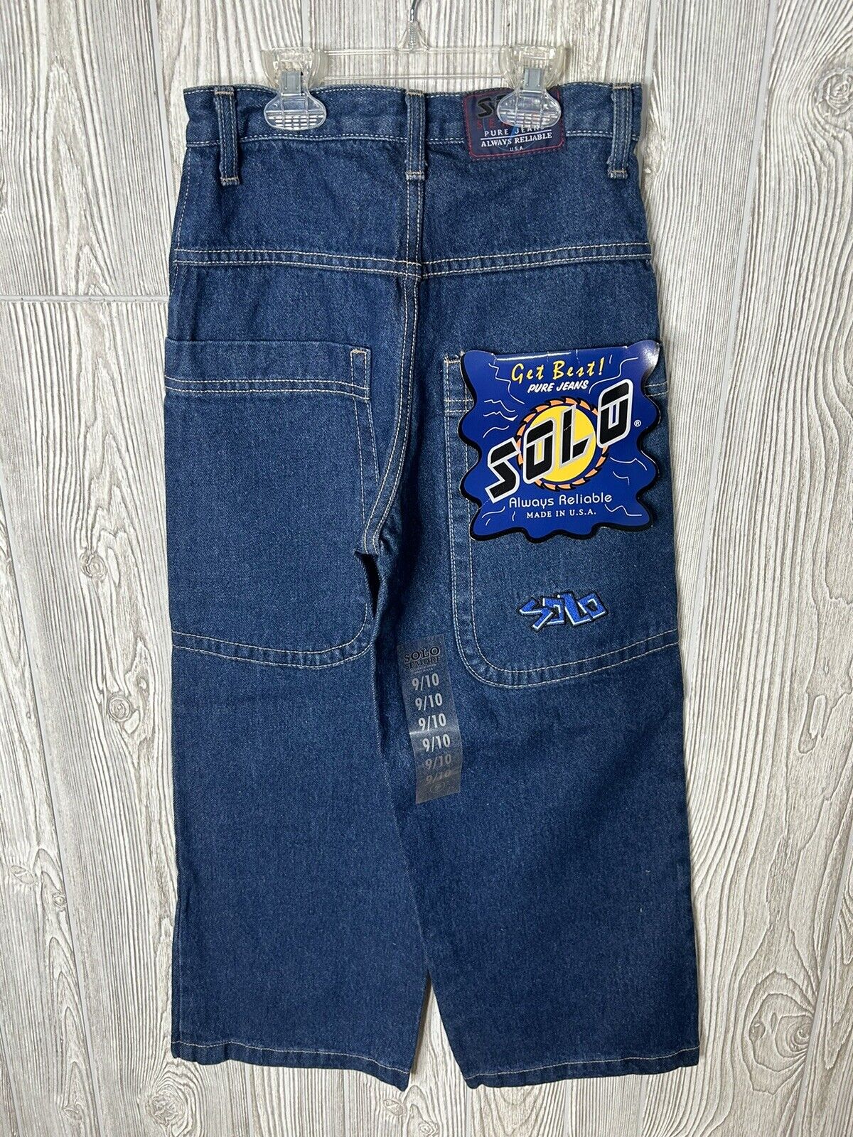 New!! Vintage 90s Solo Semore Jr Jeans Sz 9/10 US… - image 1