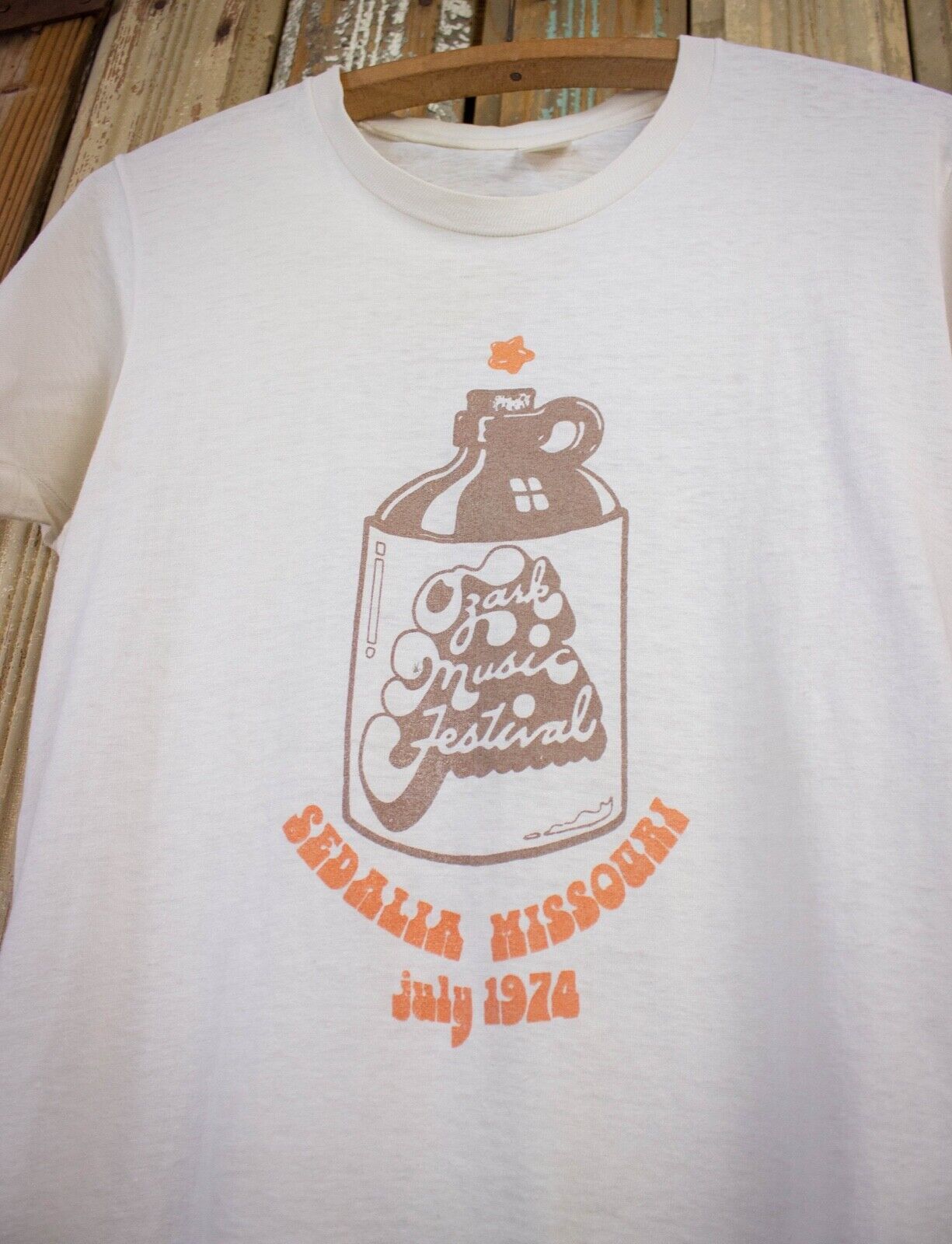 Vintage Ozark Music Festival Concert T Shirt 1974… - image 2