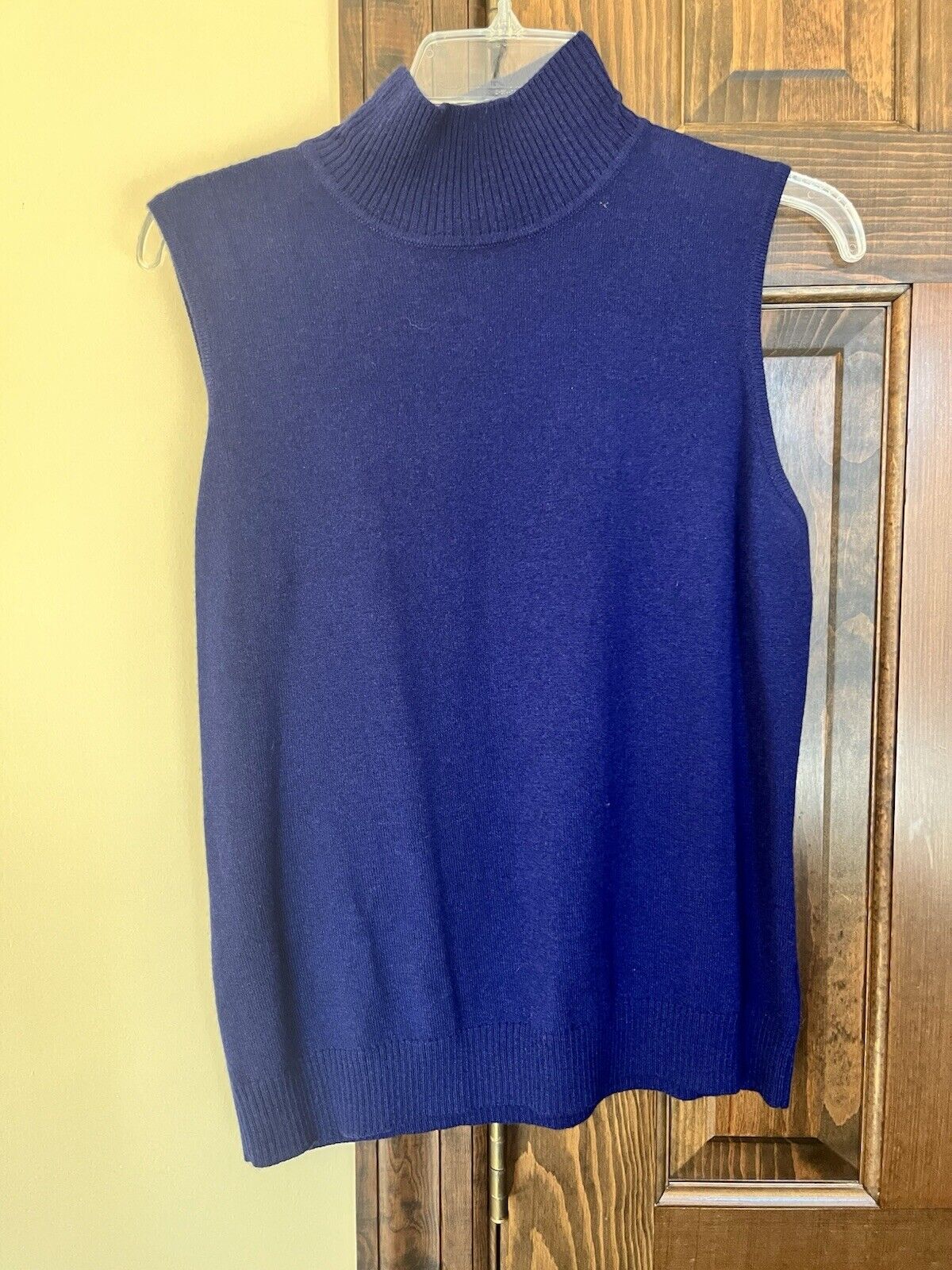 St John/ sapphire blue/ wool blend knit duster/ma… - image 12