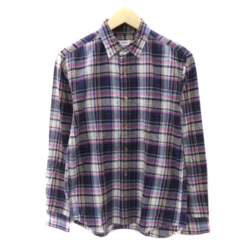 Edifice Shirt Long Sleeve Plaid 38 M Multicolor P… - image 1