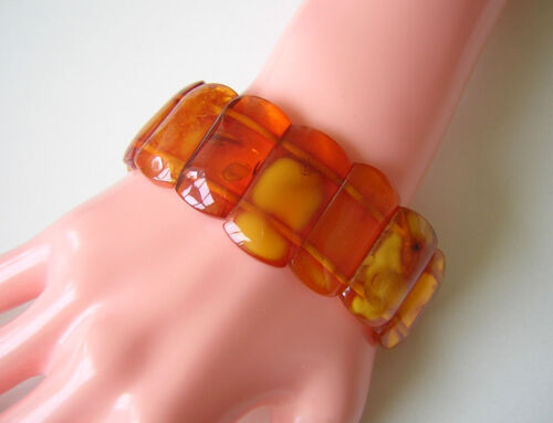 Amber Bracelet Natural Amber Honey Cloud 21.7 g Ge